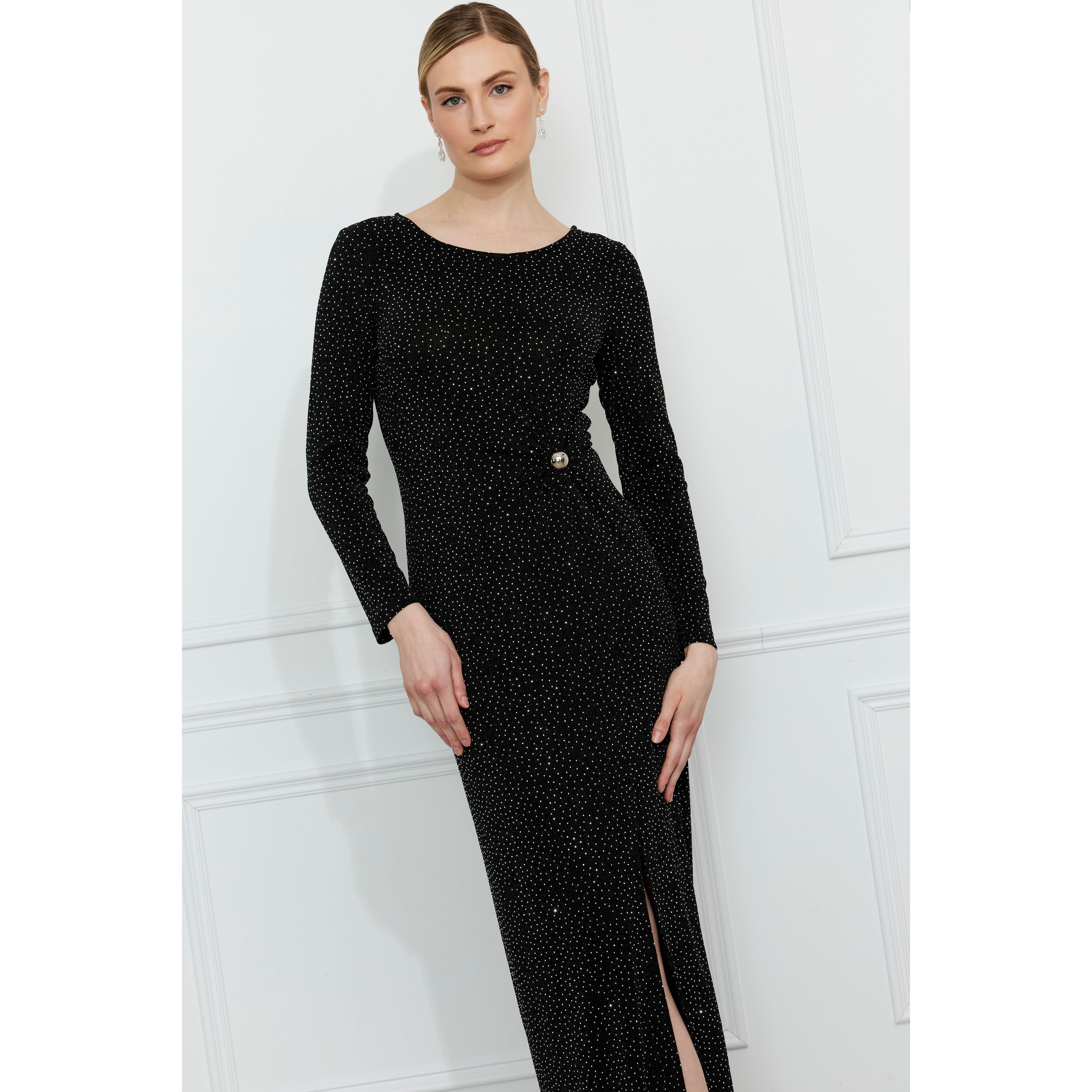 Frank Lyman Bodycon Maxi Dress With Slit Style 259260
