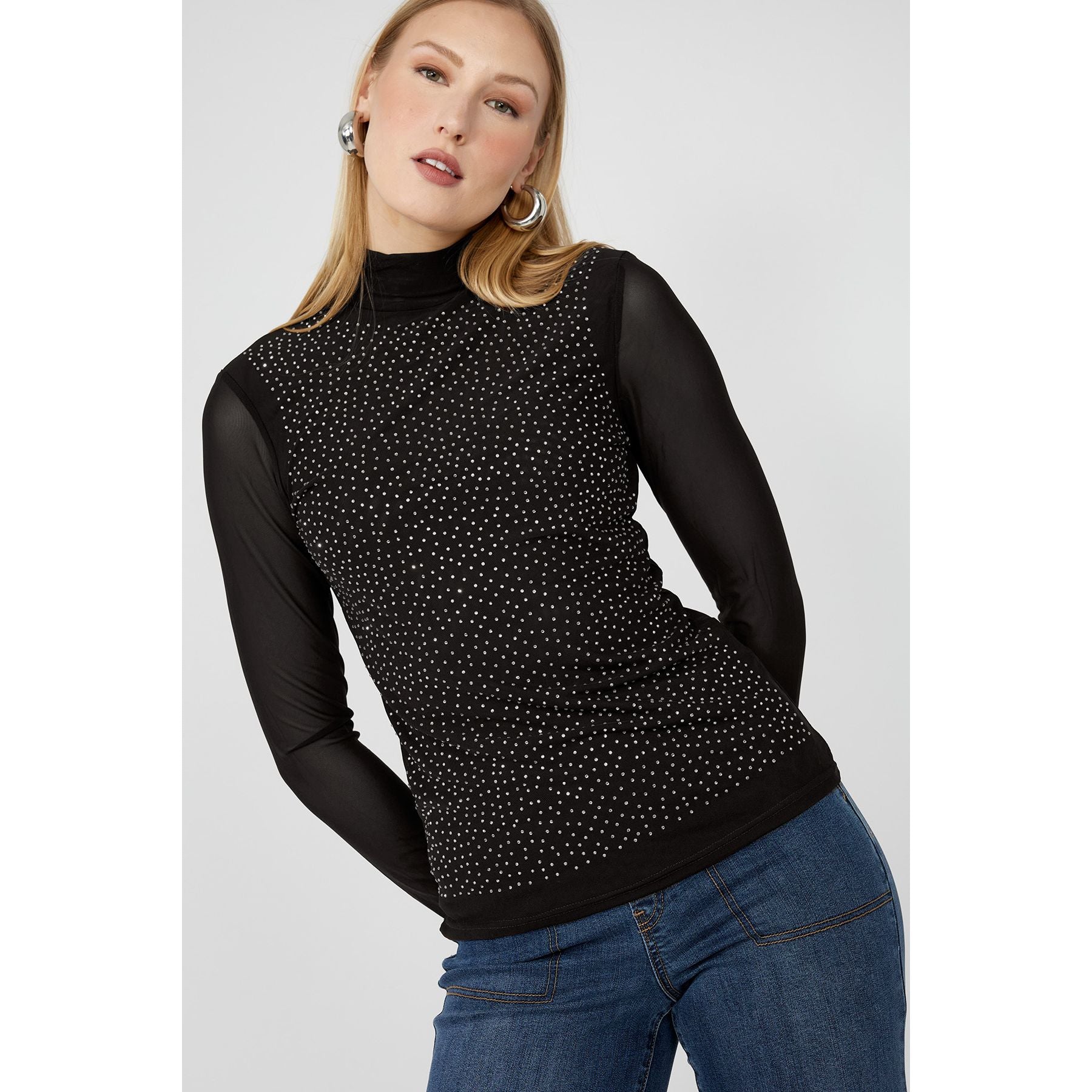 Frank Lyman Embellished Top Style 253807