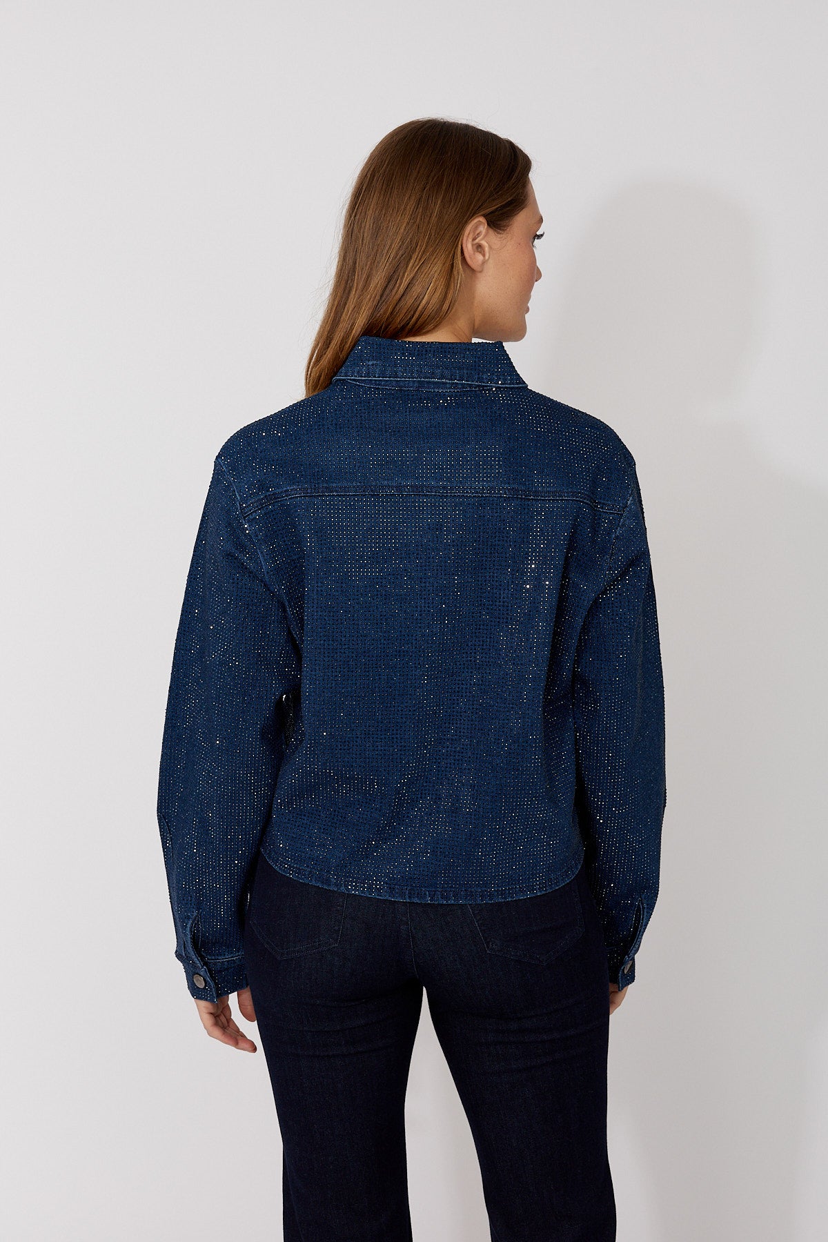 Frank Lyman Denim Rhinestone Jacket
