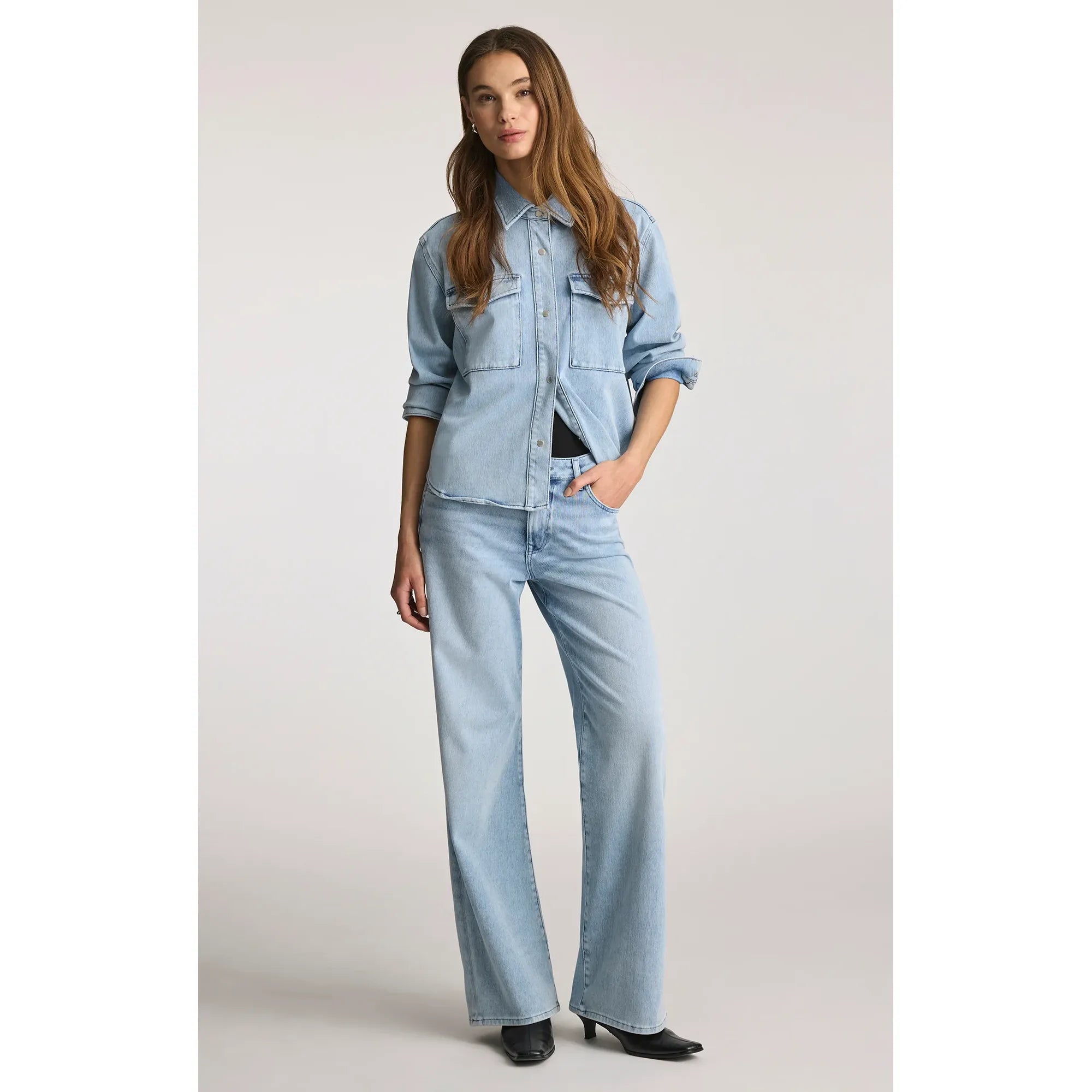 Tia Denim Shirt Jacket