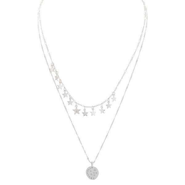 Merx 700-209 Silver Star Necklace