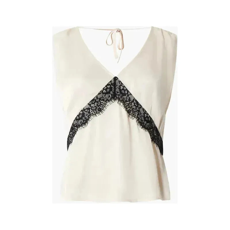 Ennis Eco Satin Lace Top