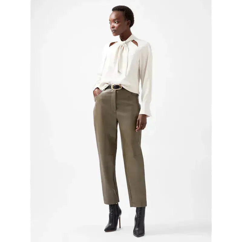 Carmen Recycled Crepe Tie Blouse