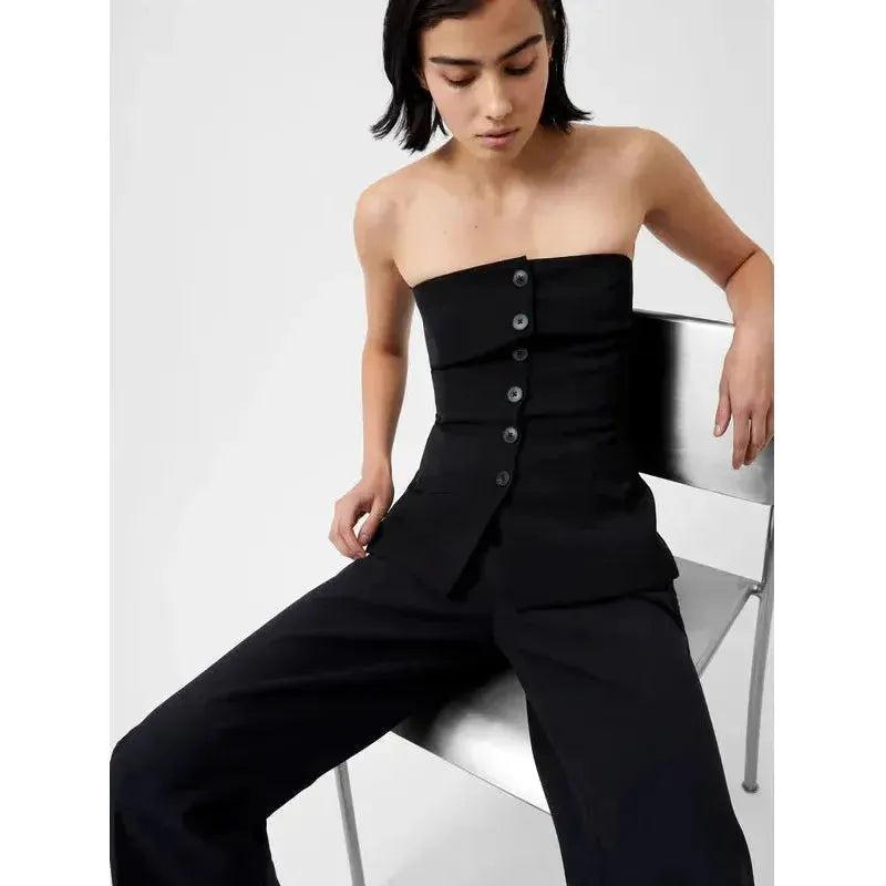Harrie Tailored Bandeau Top
