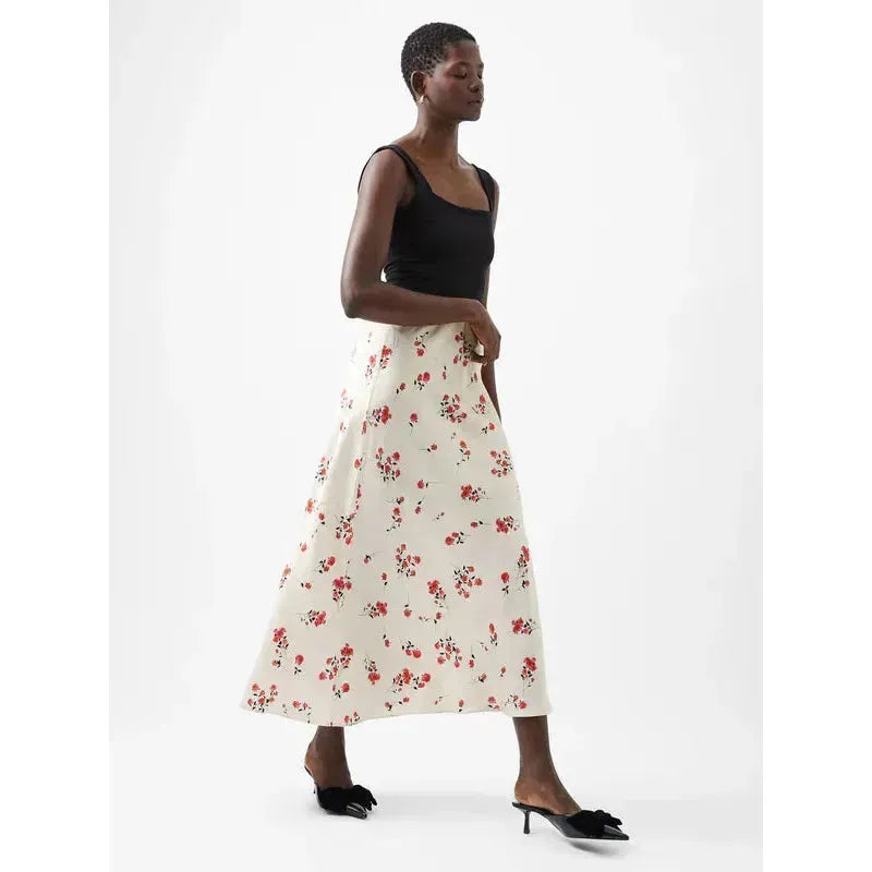 Floramour Ennis Eco Satin Maxi Skirt