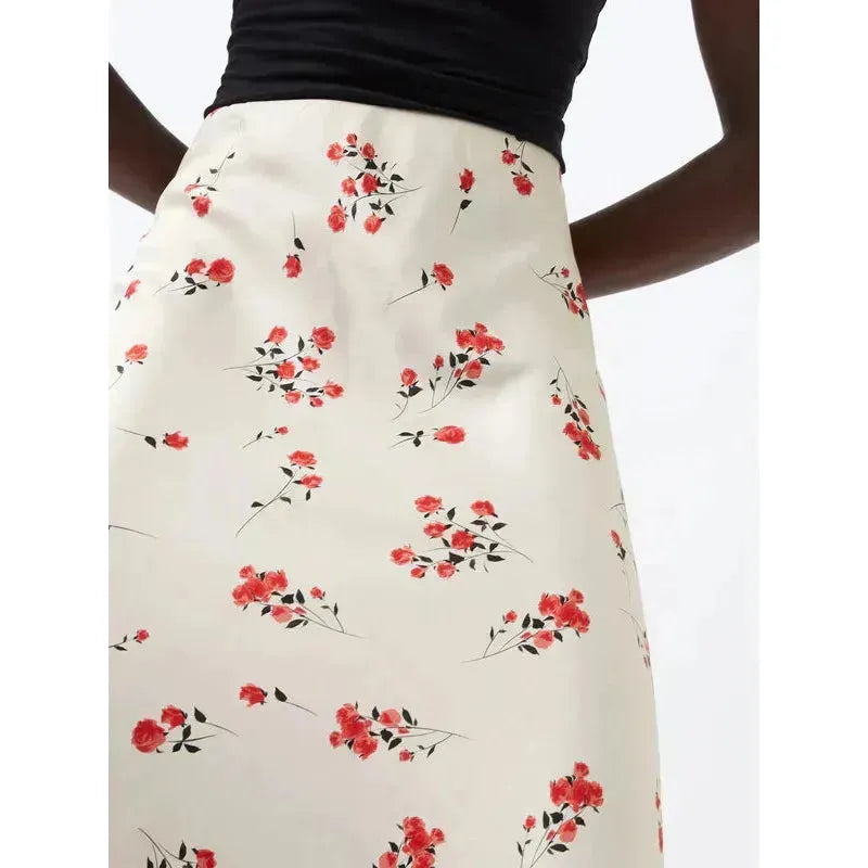 Floramour Ennis Eco Satin Maxi Skirt