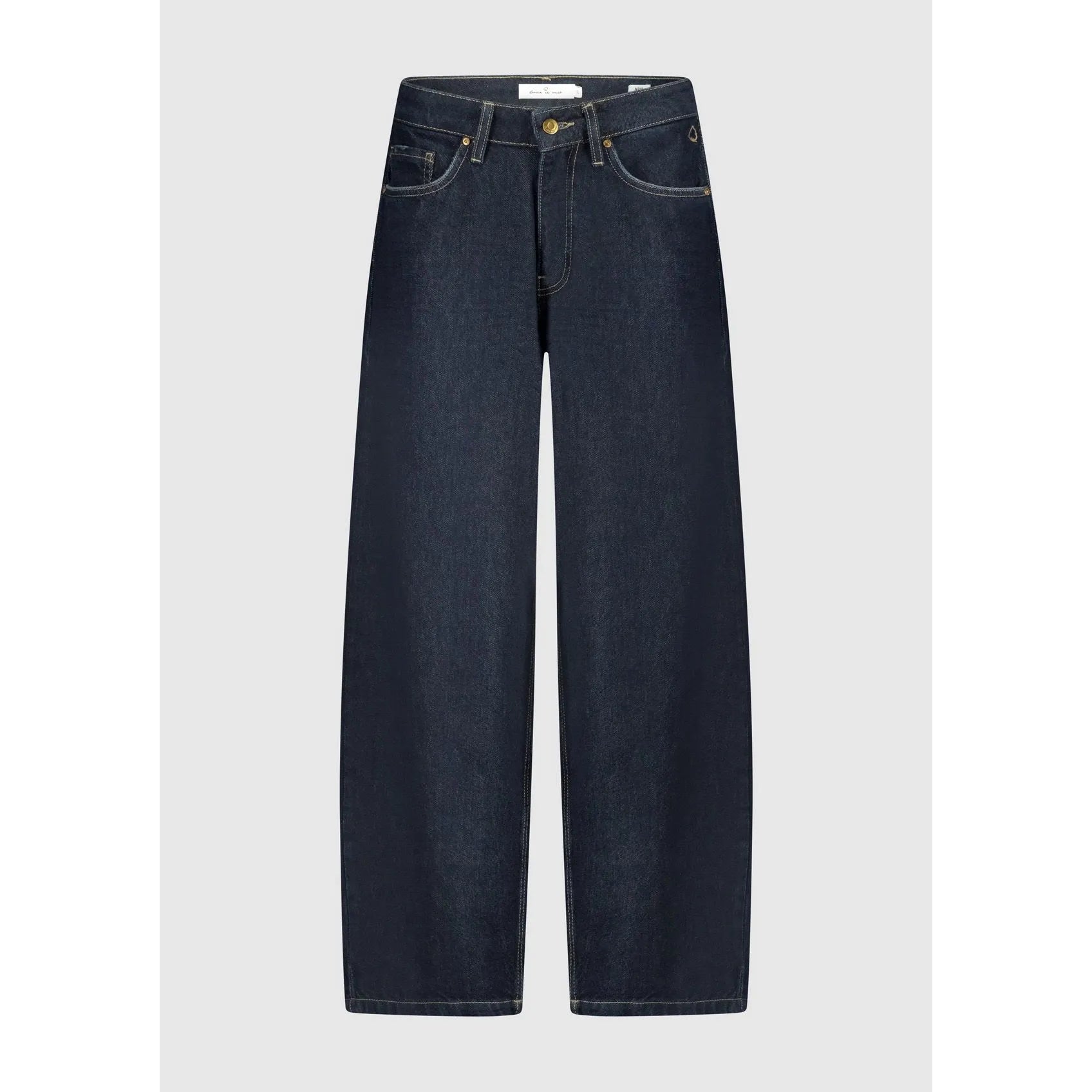 Aria Wide Leg Cropped Barrel Jeans