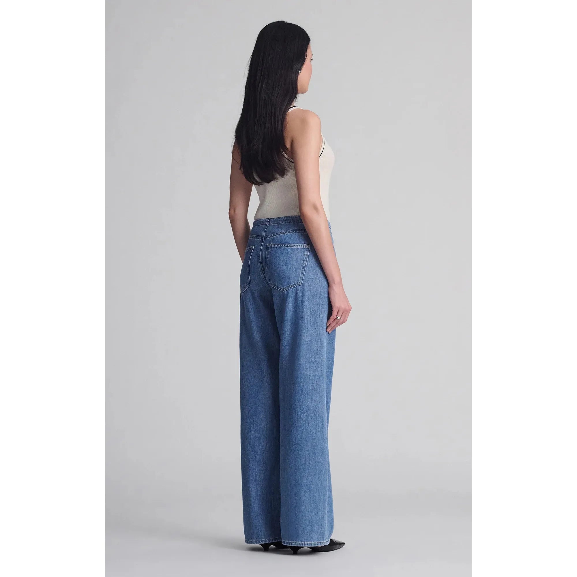 Merly Wide Leg Jeans | Low Rise