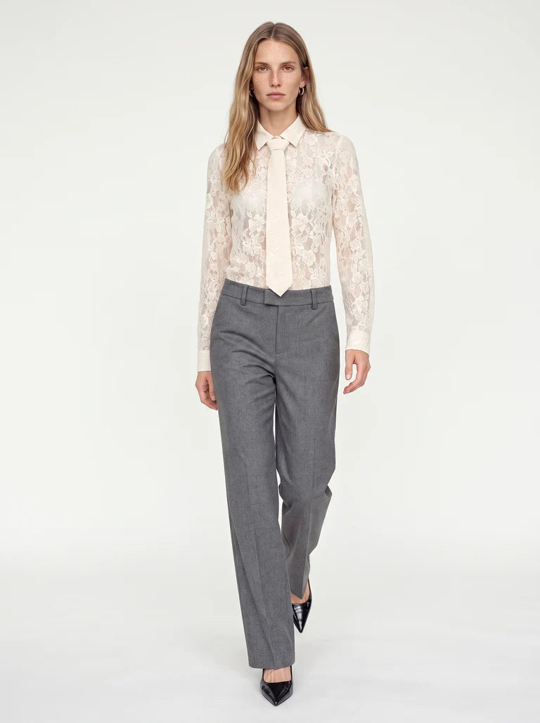 MMKether Lace Tie Shirt