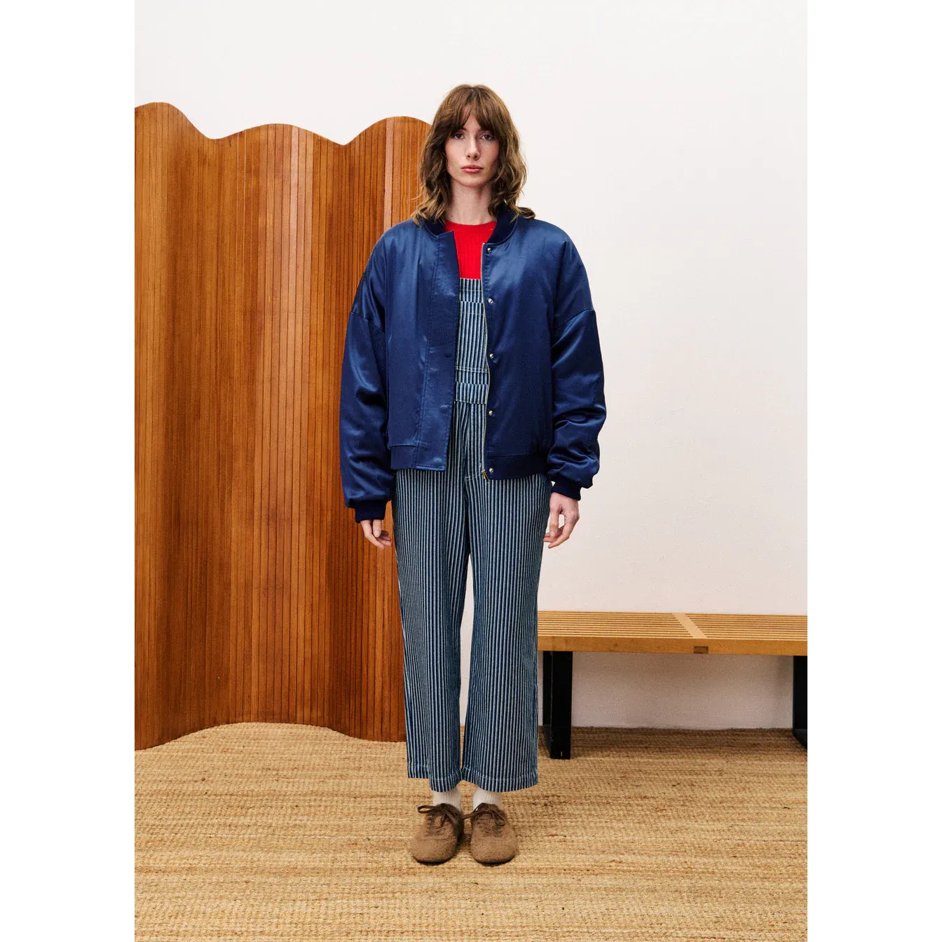 ASSAM Navy Blue Bomber Jacket