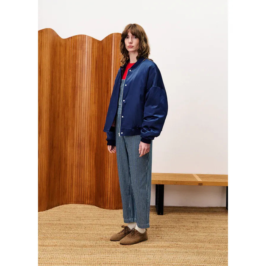 ASSAM Navy Blue Bomber Jacket