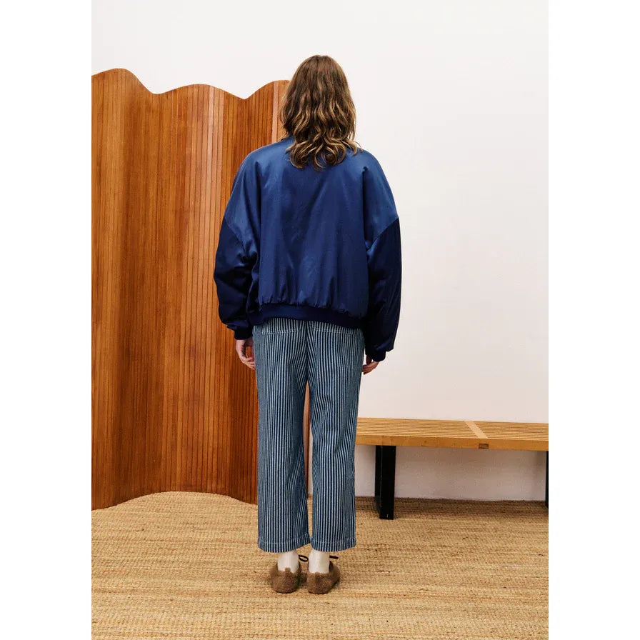 ASSAM Navy Blue Bomber Jacket