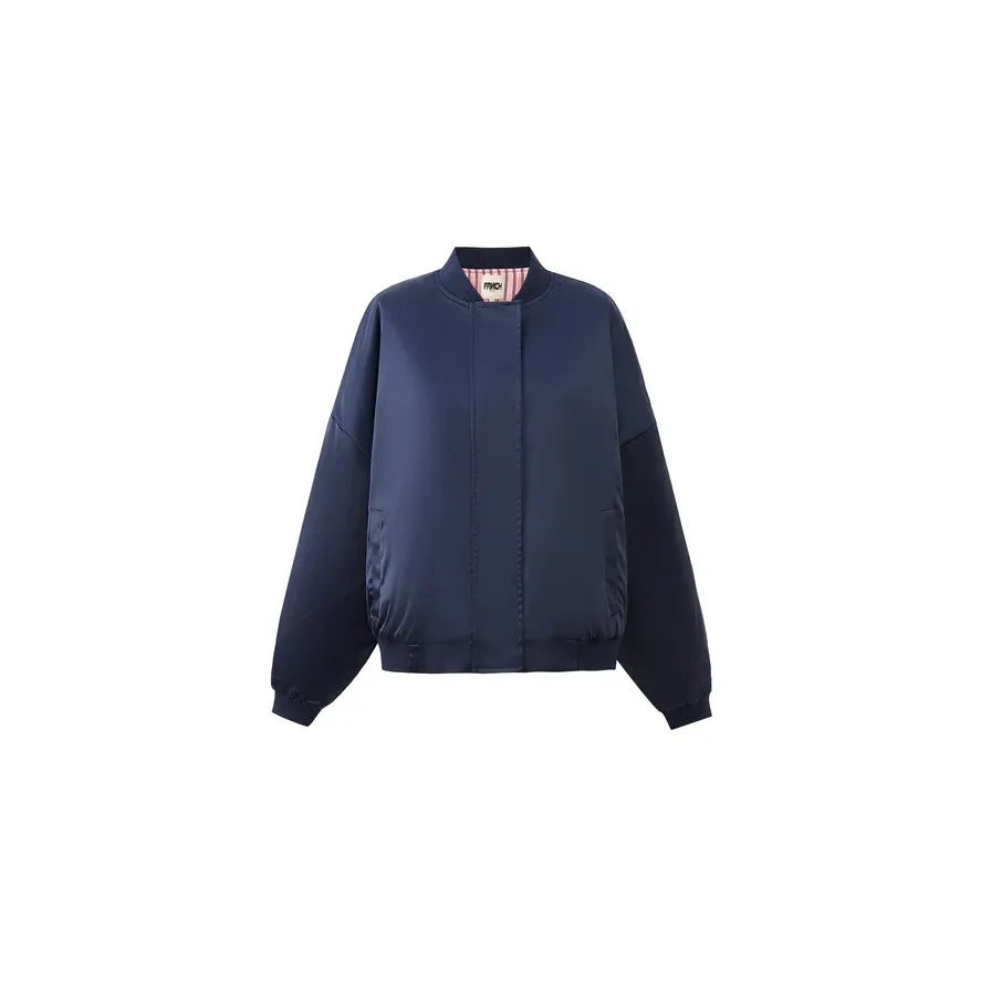ASSAM Navy Blue Bomber Jacket