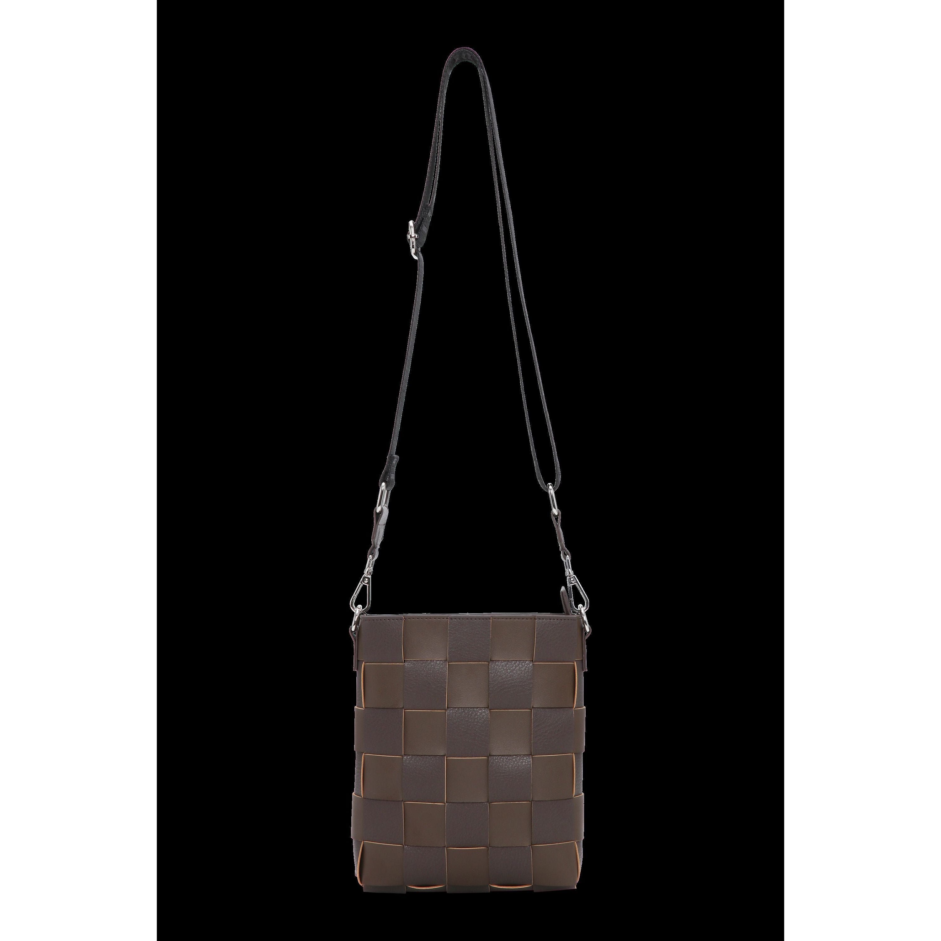 Isle Jacobson Small Braided Squared Crossbody Bag