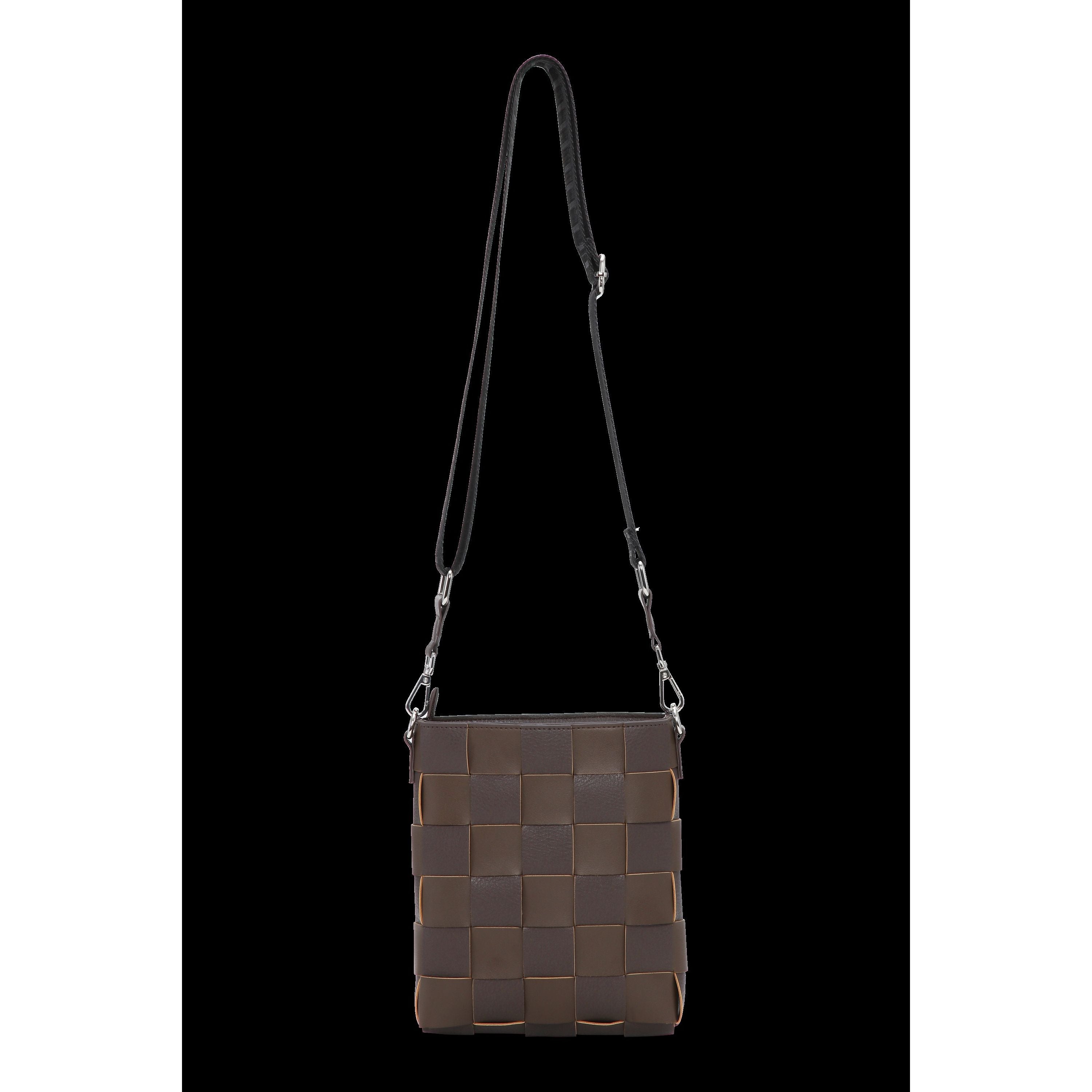 Isle Jacobson Small Braided Squared Crossbody Bag