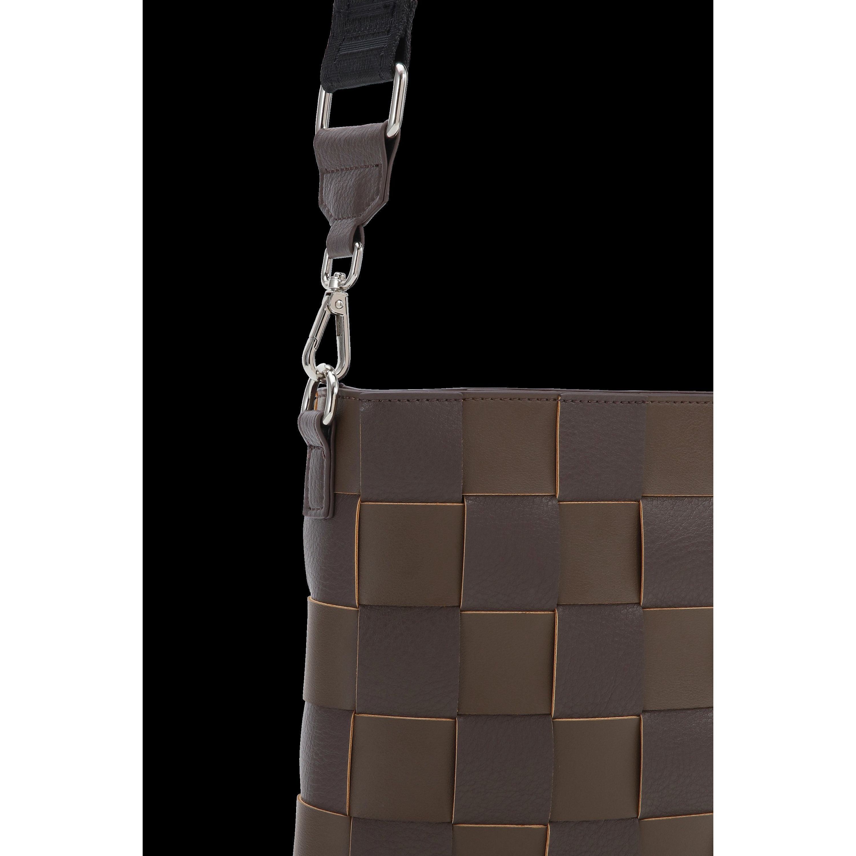 Isle Jacobson Small Braided Squared Crossbody Bag