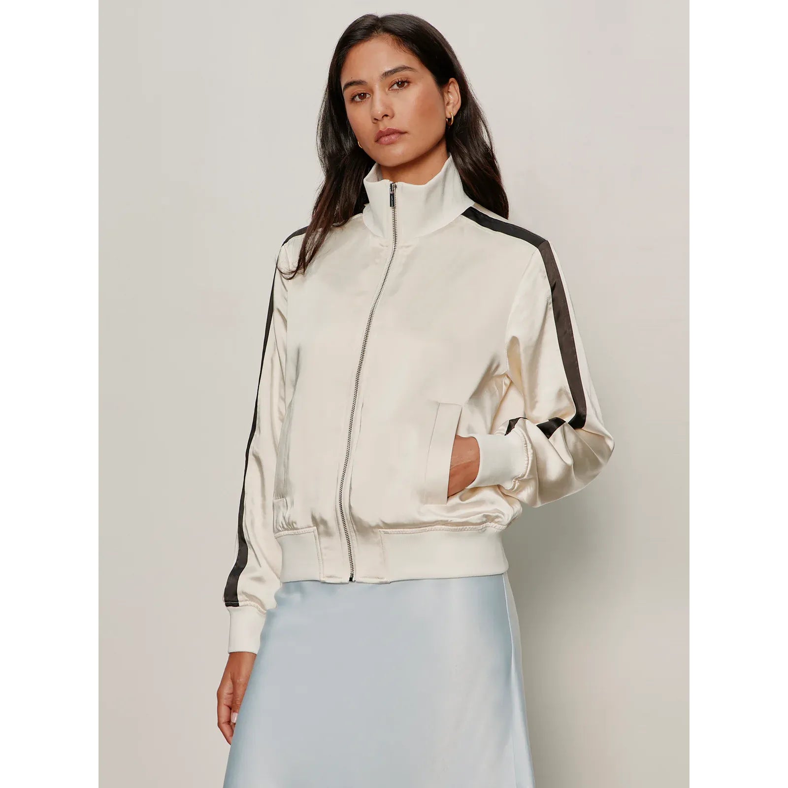 Satin Track Jacket