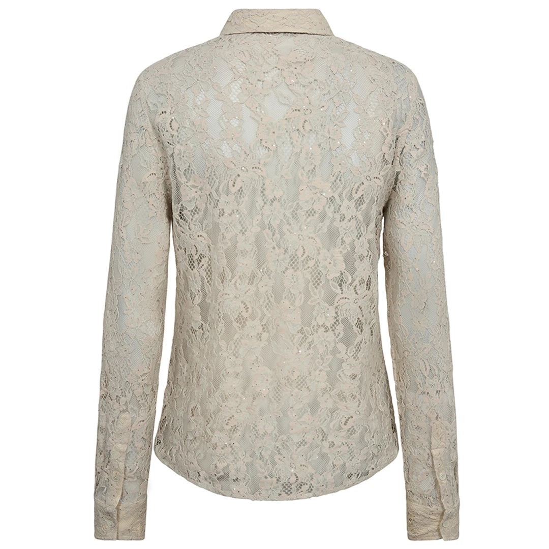 MMKether Lace Sequin Shirt