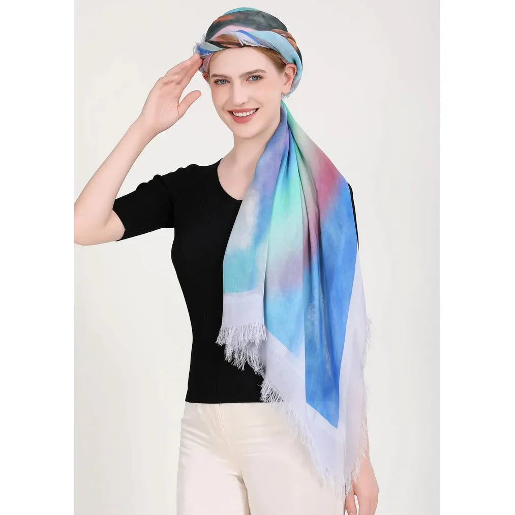 PROMISE KEEPER - Luxury Hand-Painted Silk Scarf