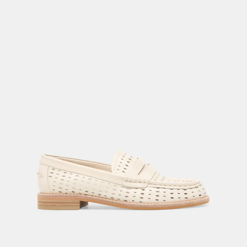 Wonda Off White Perf Suede