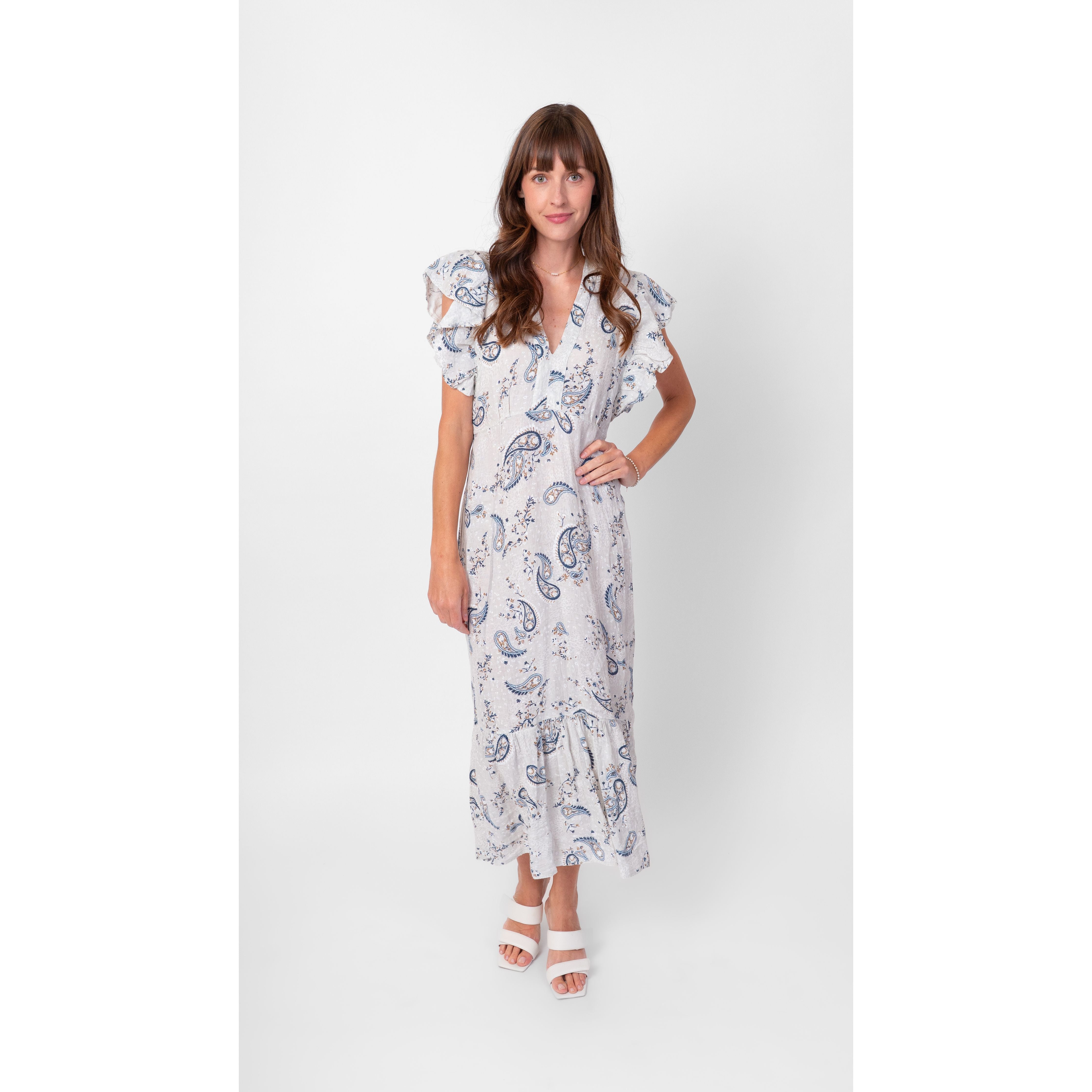 Willow Paisley Midi Dress