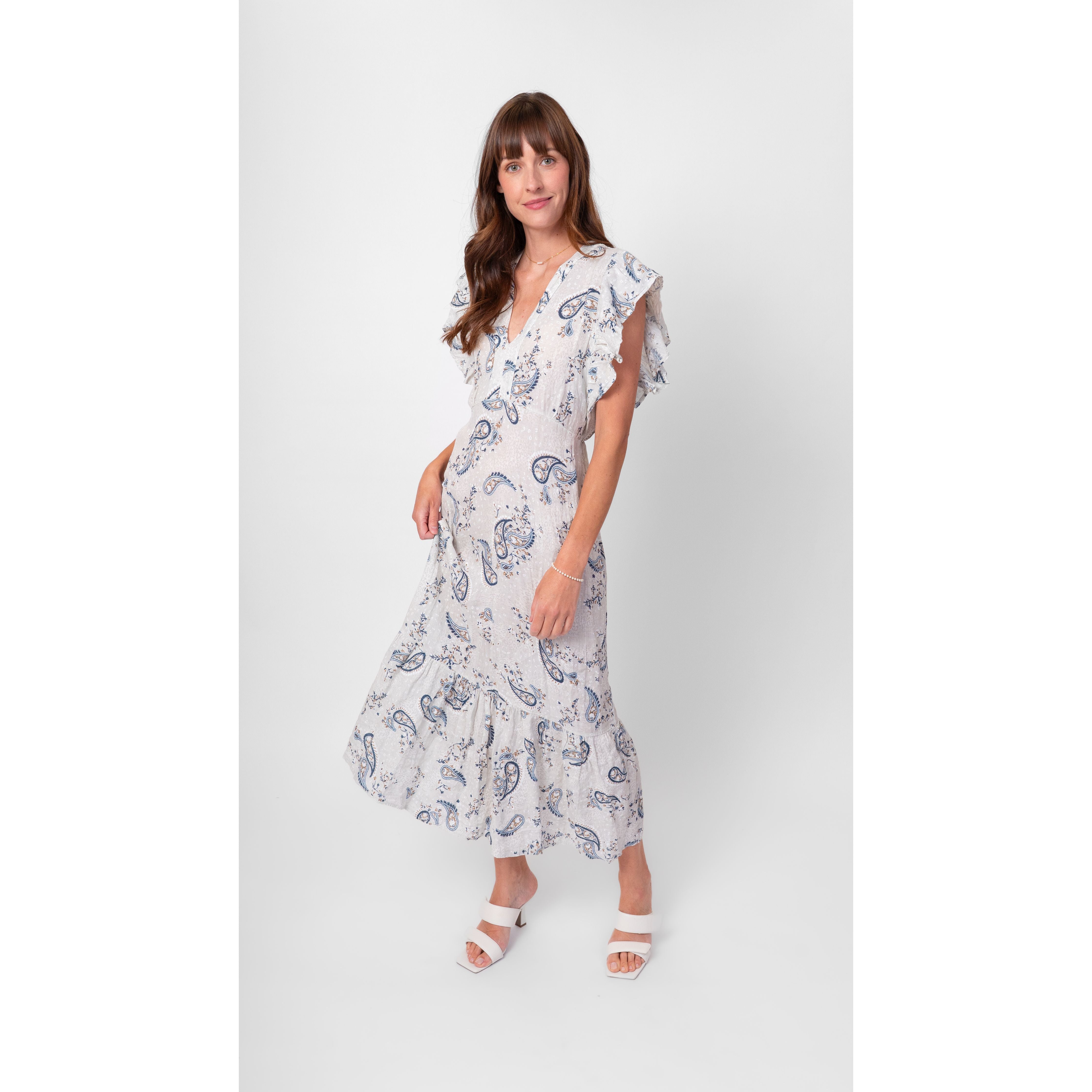 Willow Paisley Midi Dress