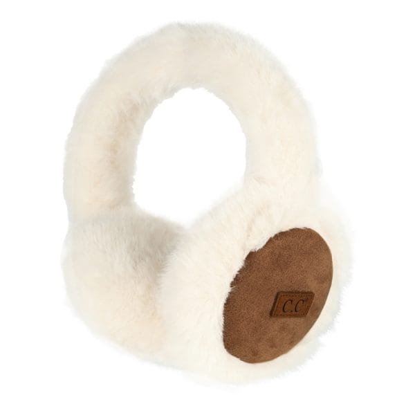 Suede & Faux Fur Earmuffs
