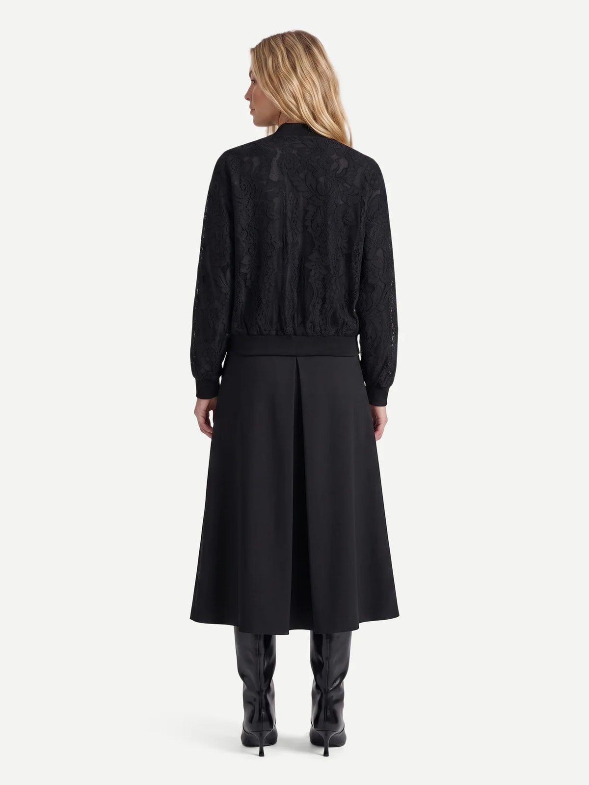 Essie Lace Bomber Jacket