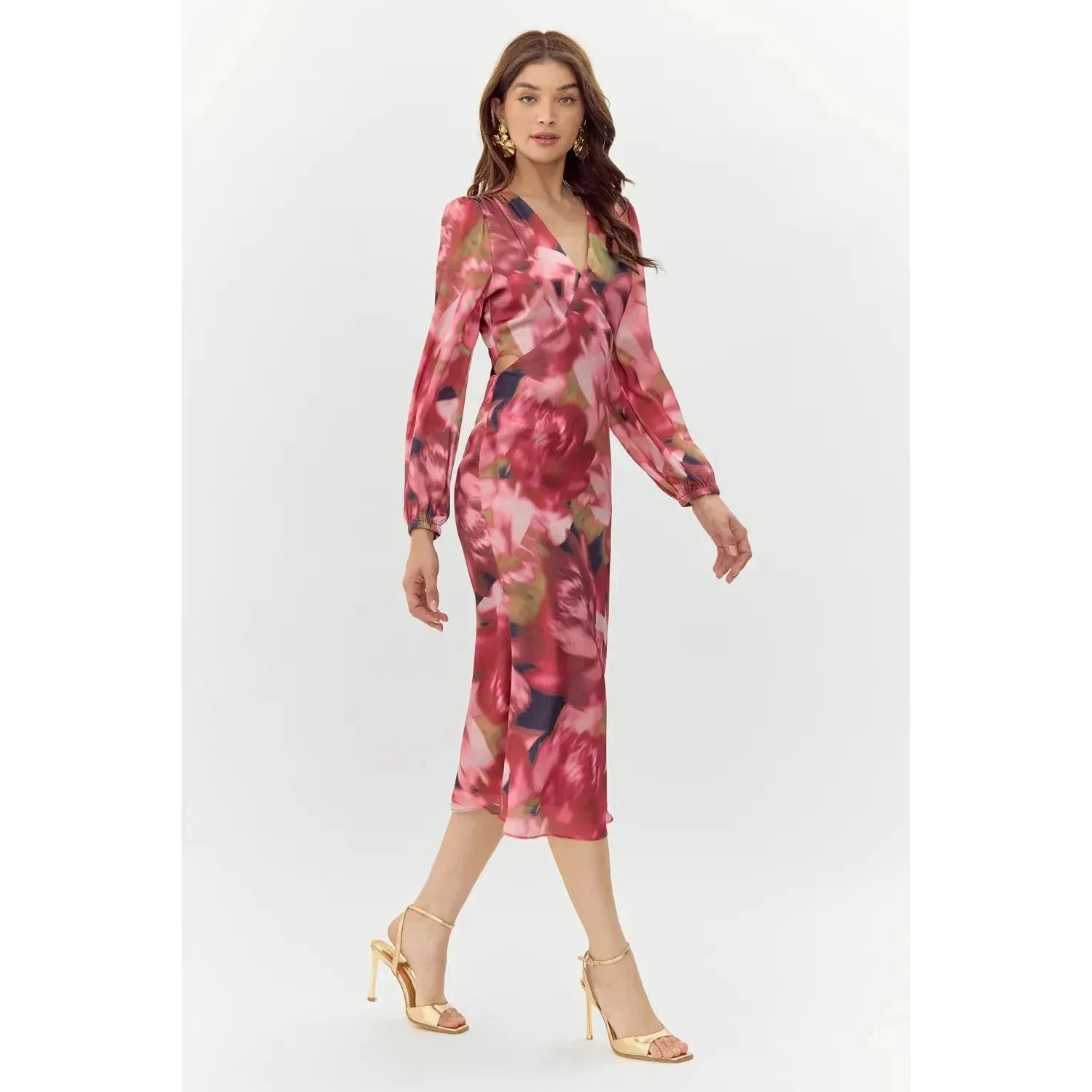 Paisley Printed Midi Dress