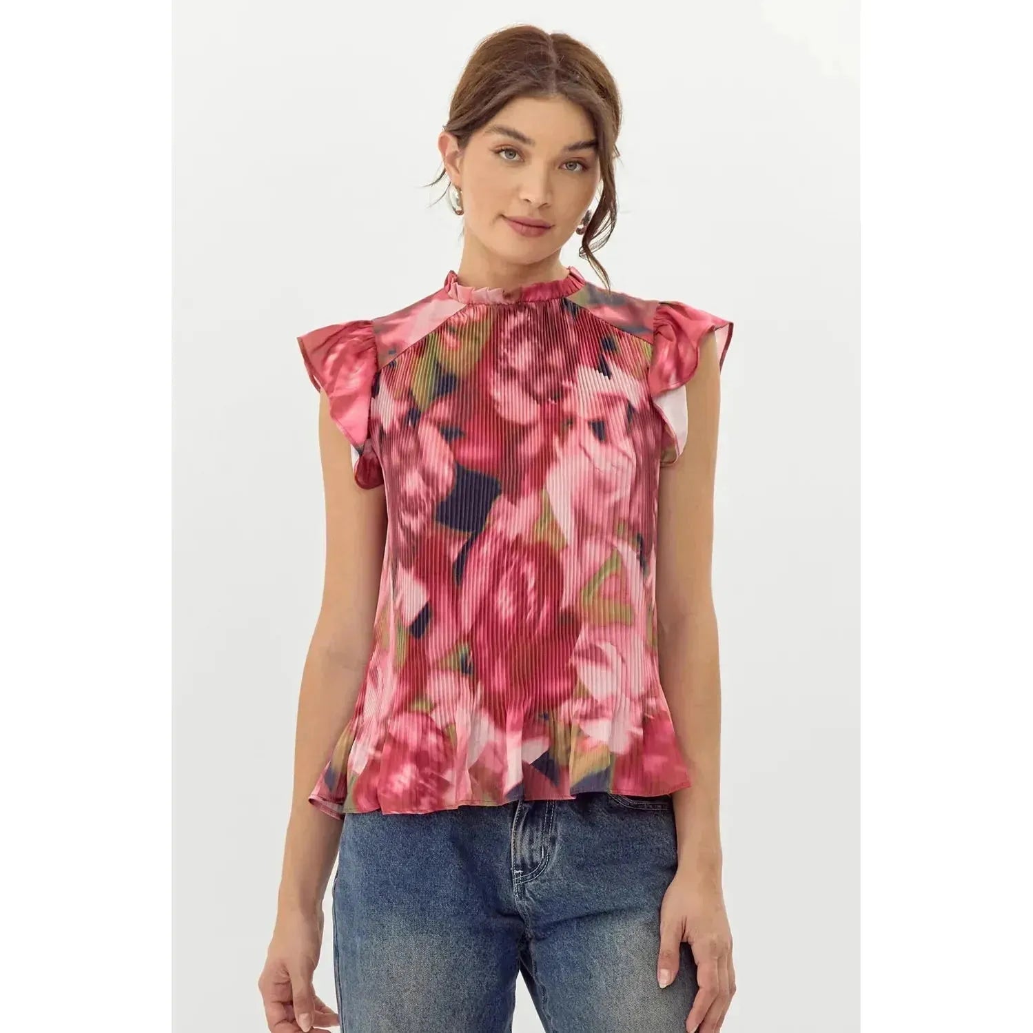 Jacinda Pintucked Blouse