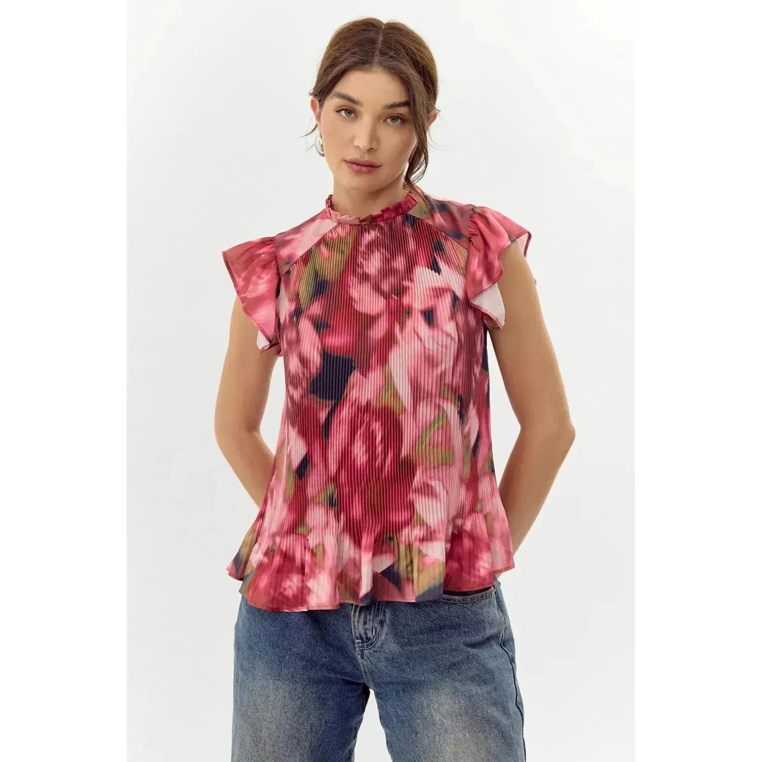 Jacinda Pintucked Blouse