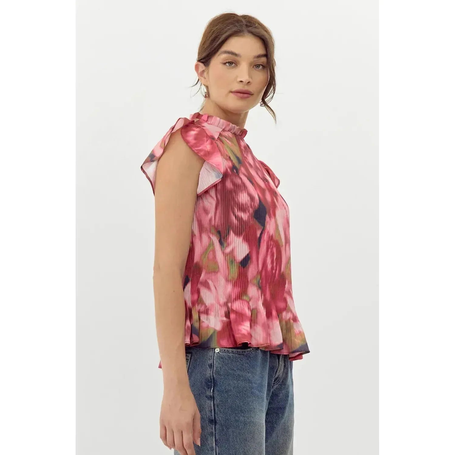 Jacinda Pintucked Blouse
