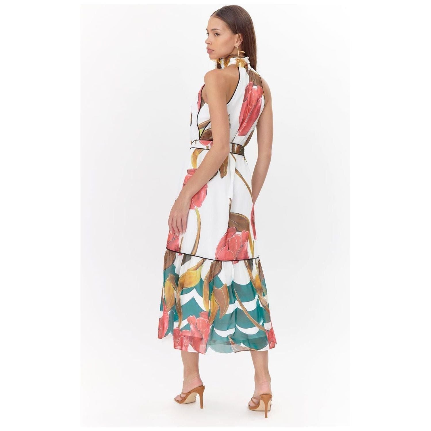 Maisy Printed Tiered Maxi Dress
