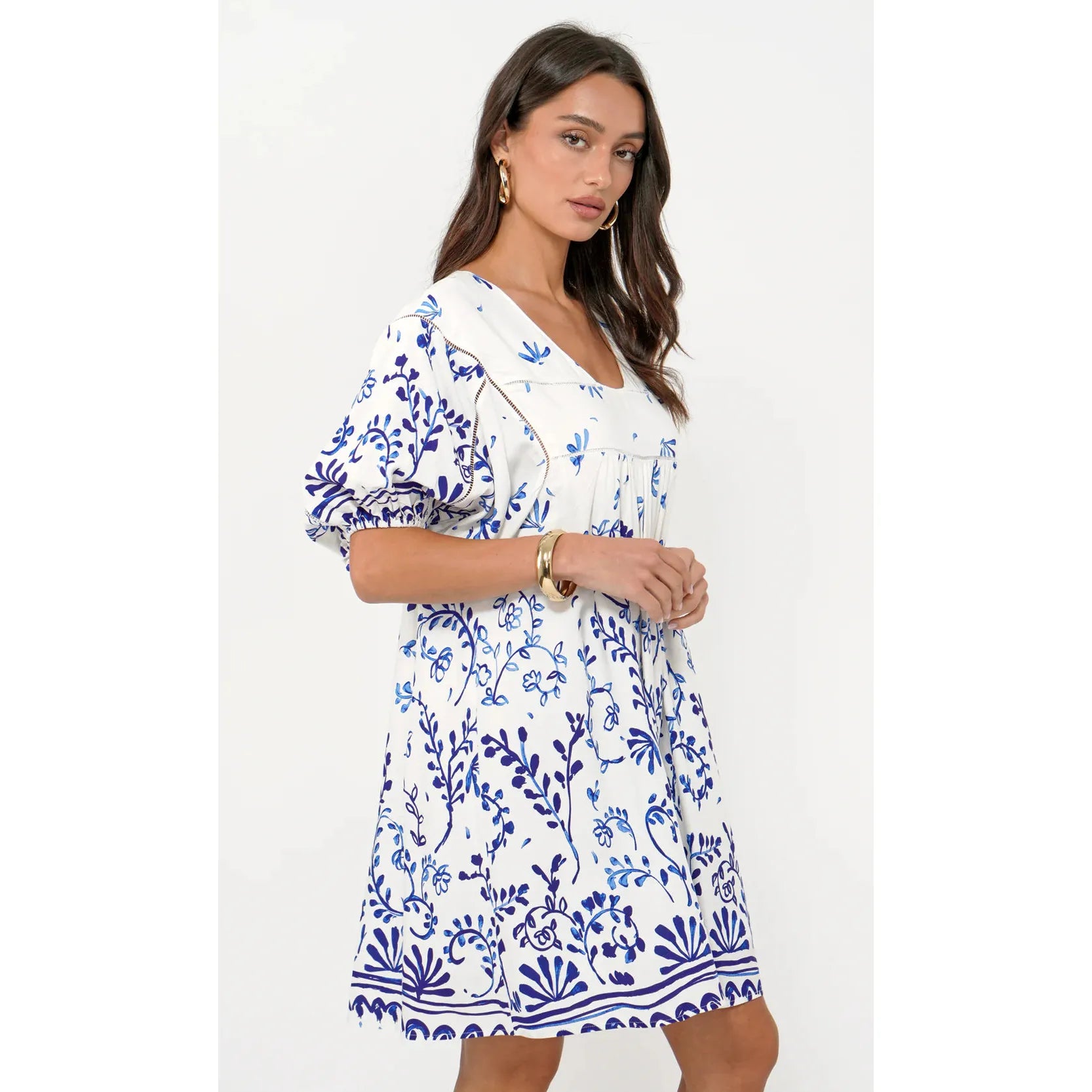 Nanci Popover Mini Dress