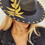 Sorena Hand-Painted Hat | H380