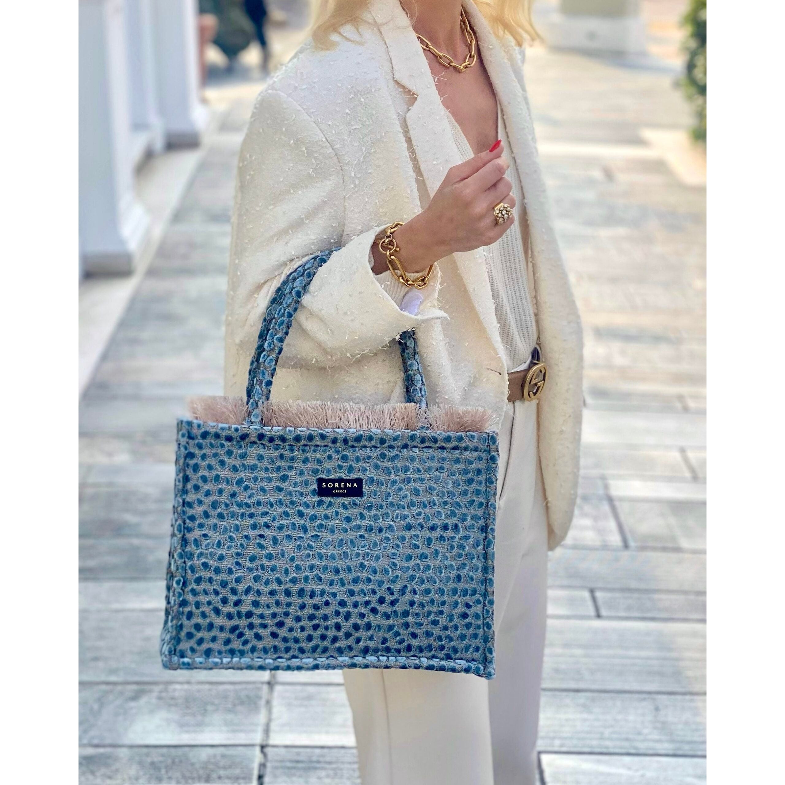 Cyclades Medium Tote Bag