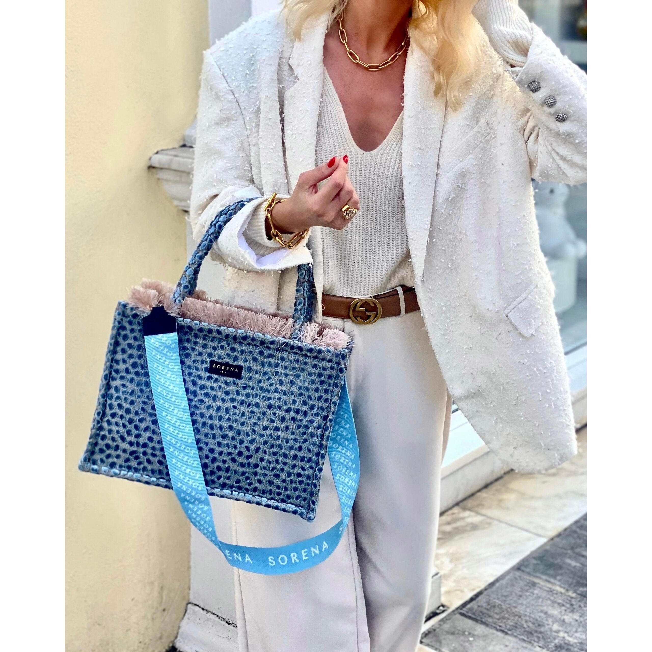 Cyclades Medium Tote Bag