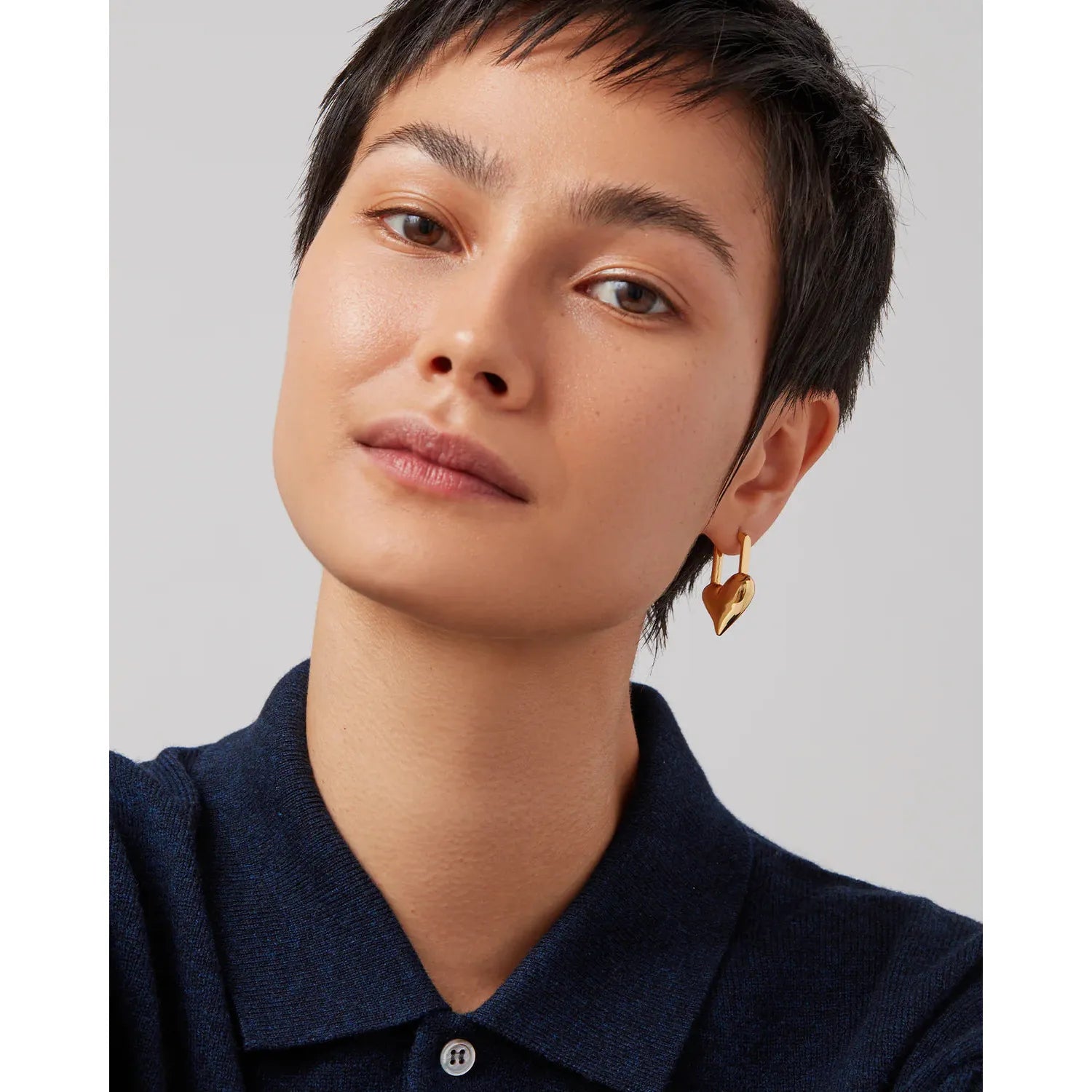 Padlock Heart Earrings