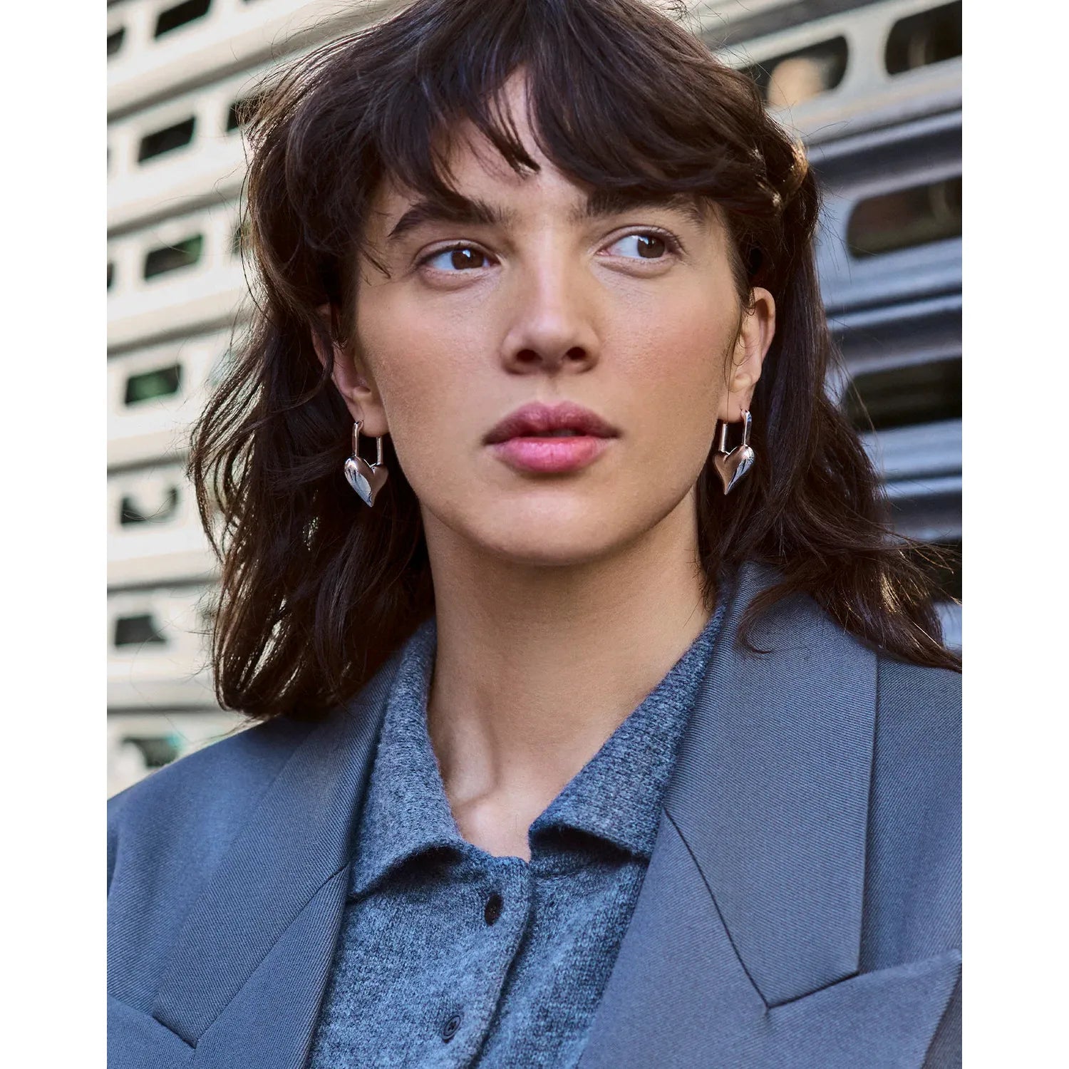 Padlock Heart Earrings