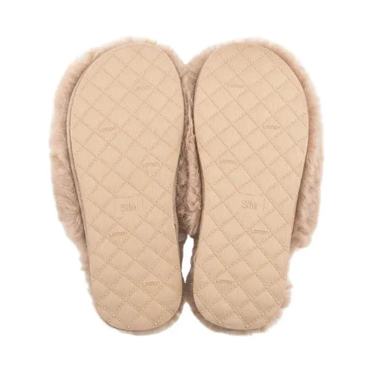 Lux Faux Fur Slide