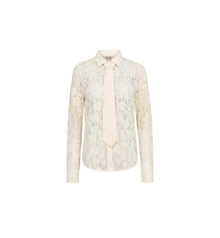 MMKether Lace Tie Shirt
