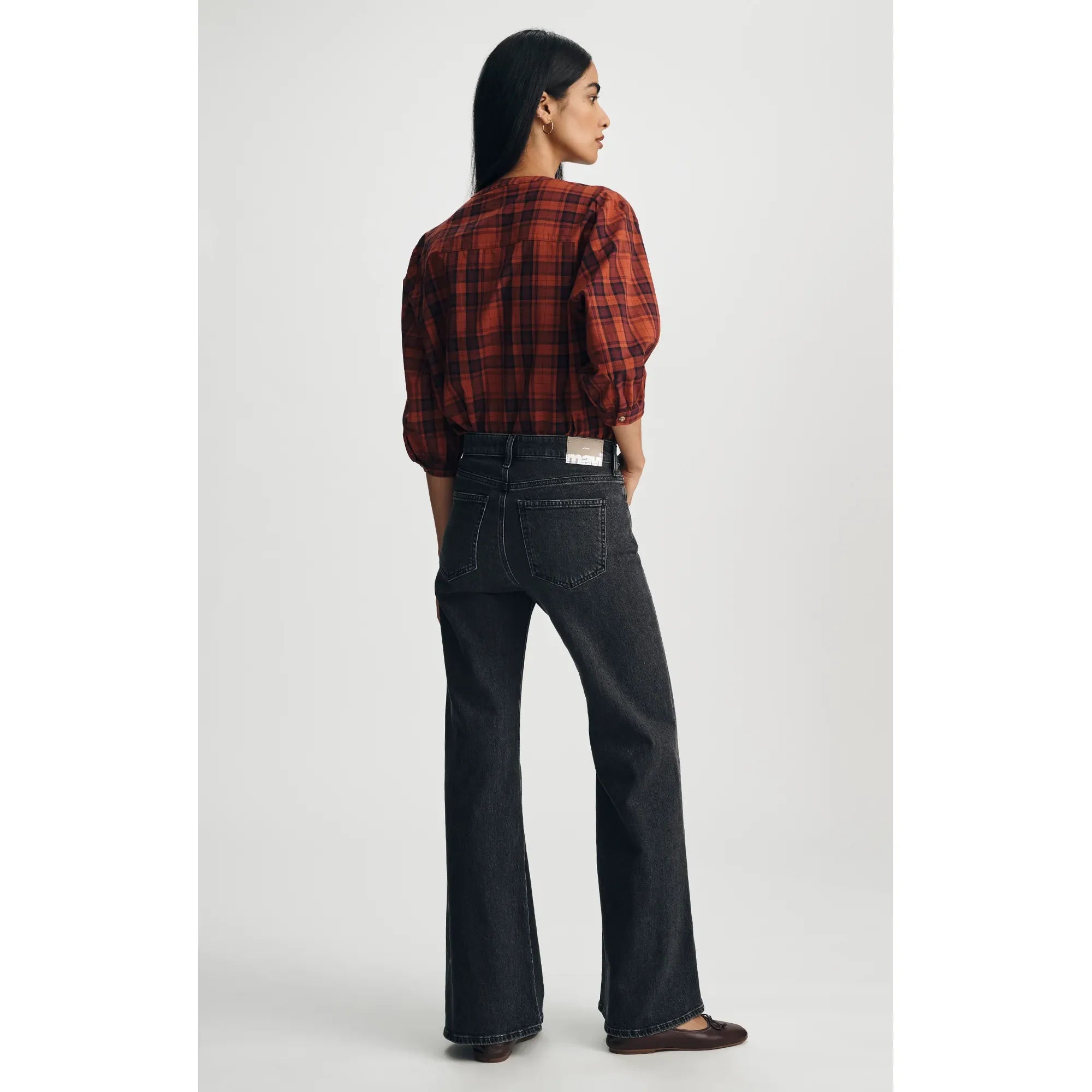 Grace Relaxed Flare Jeans | Mid Rise | 32" Inseam