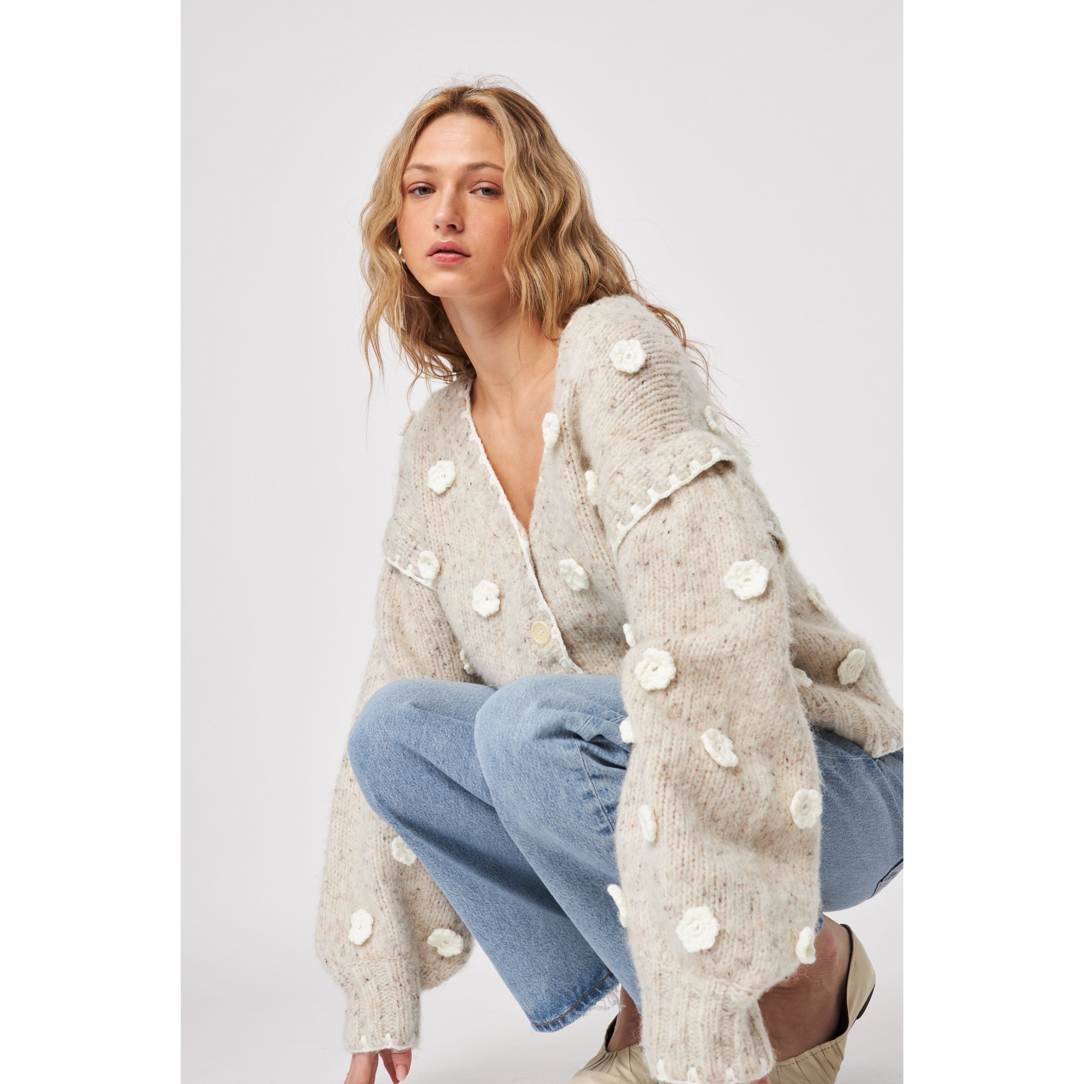 Tundra Flowers Sweater Cardi