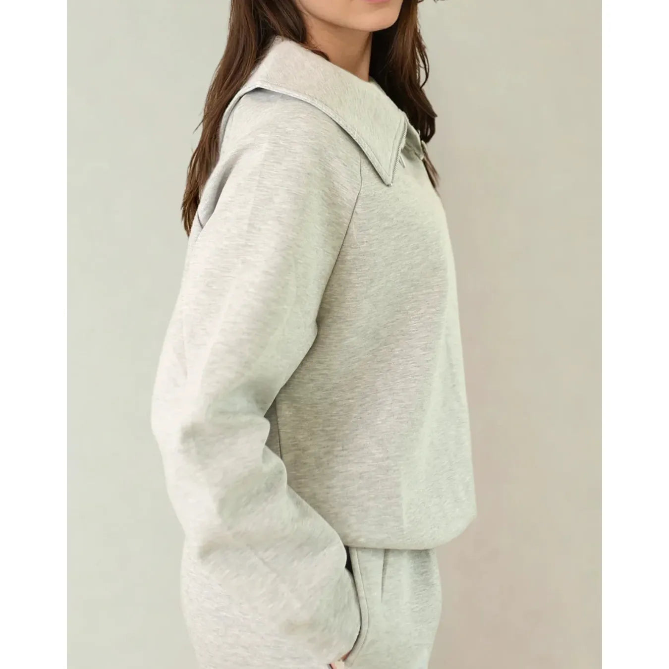 Maeve 3/4 Zip Sweater