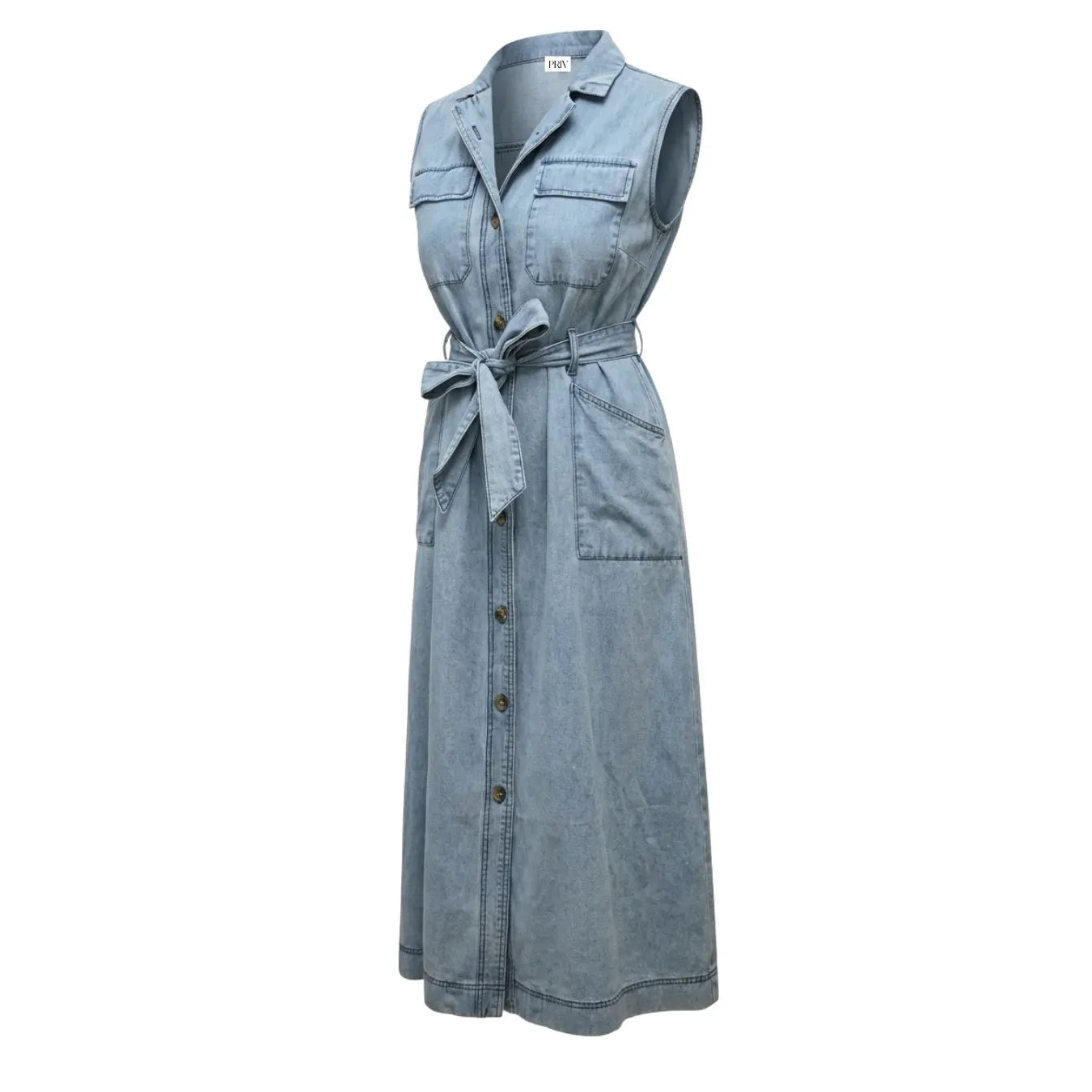 Melody Denim Button Dress