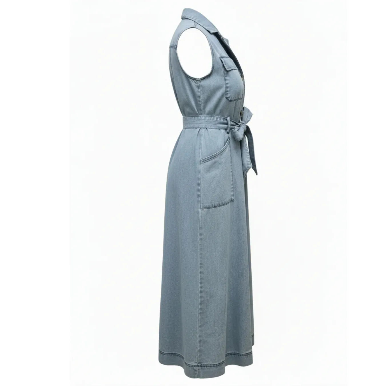 Melody Denim Button Dress