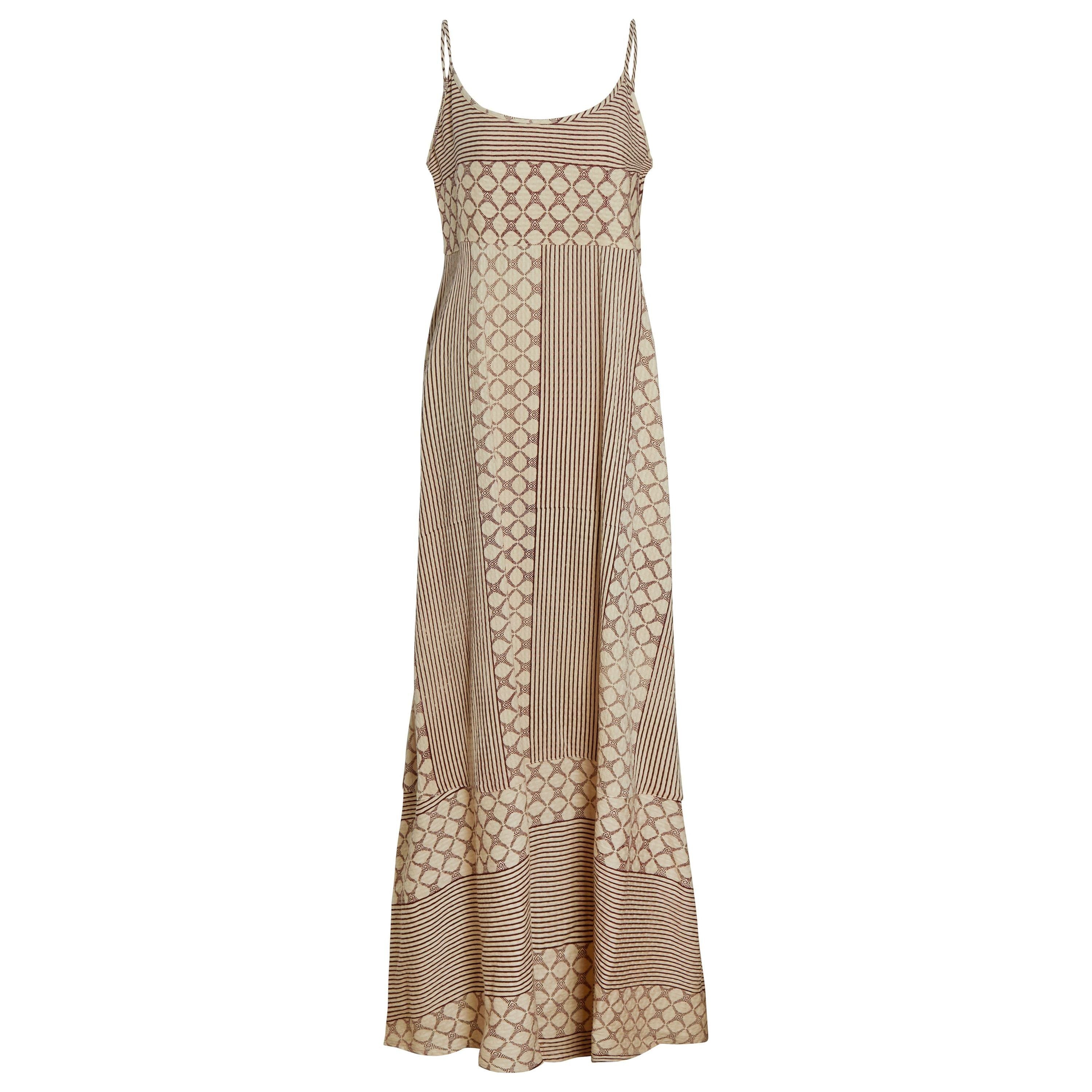 Kinsley Contrast Jacquard Maxi Dress