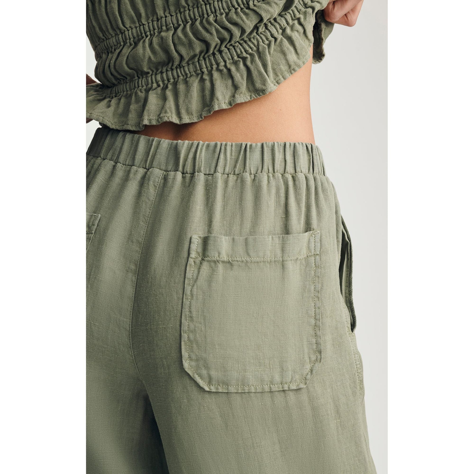 Linen Wide Leg Pants