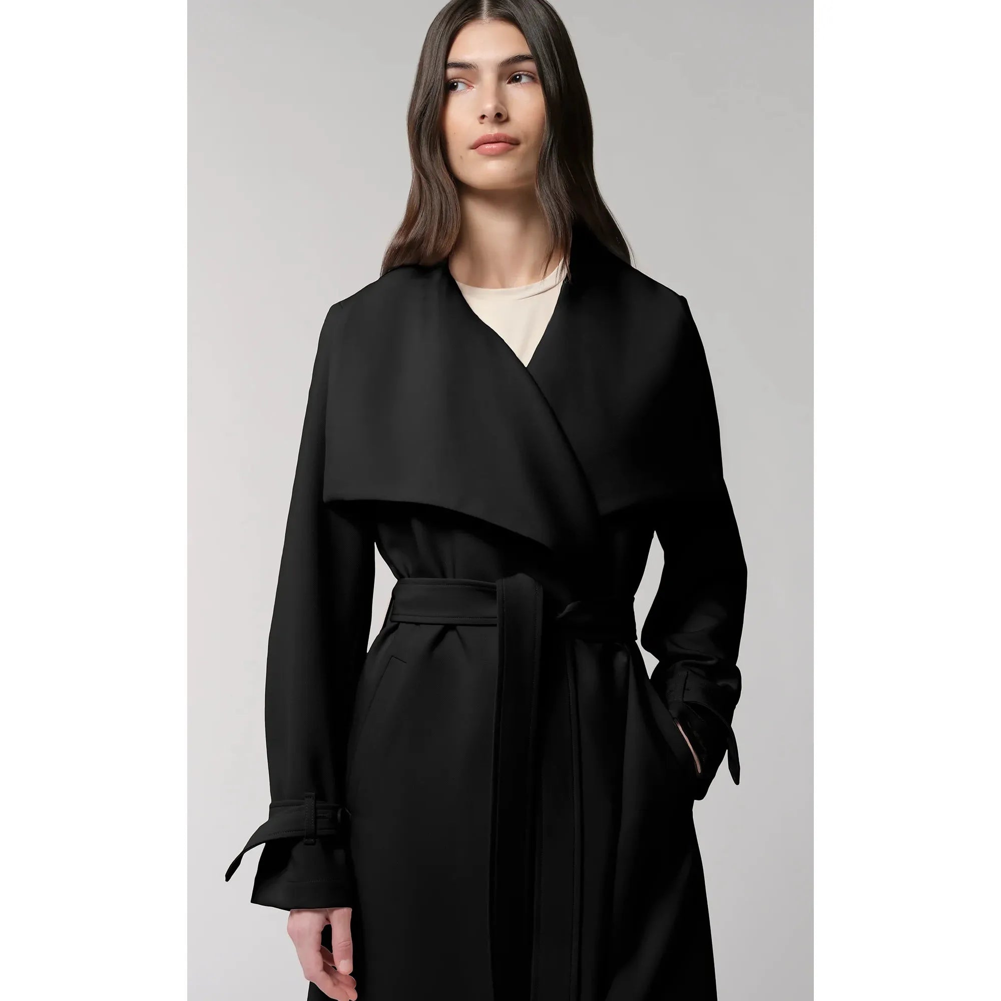 OLIVIA Draped Wrap Coat