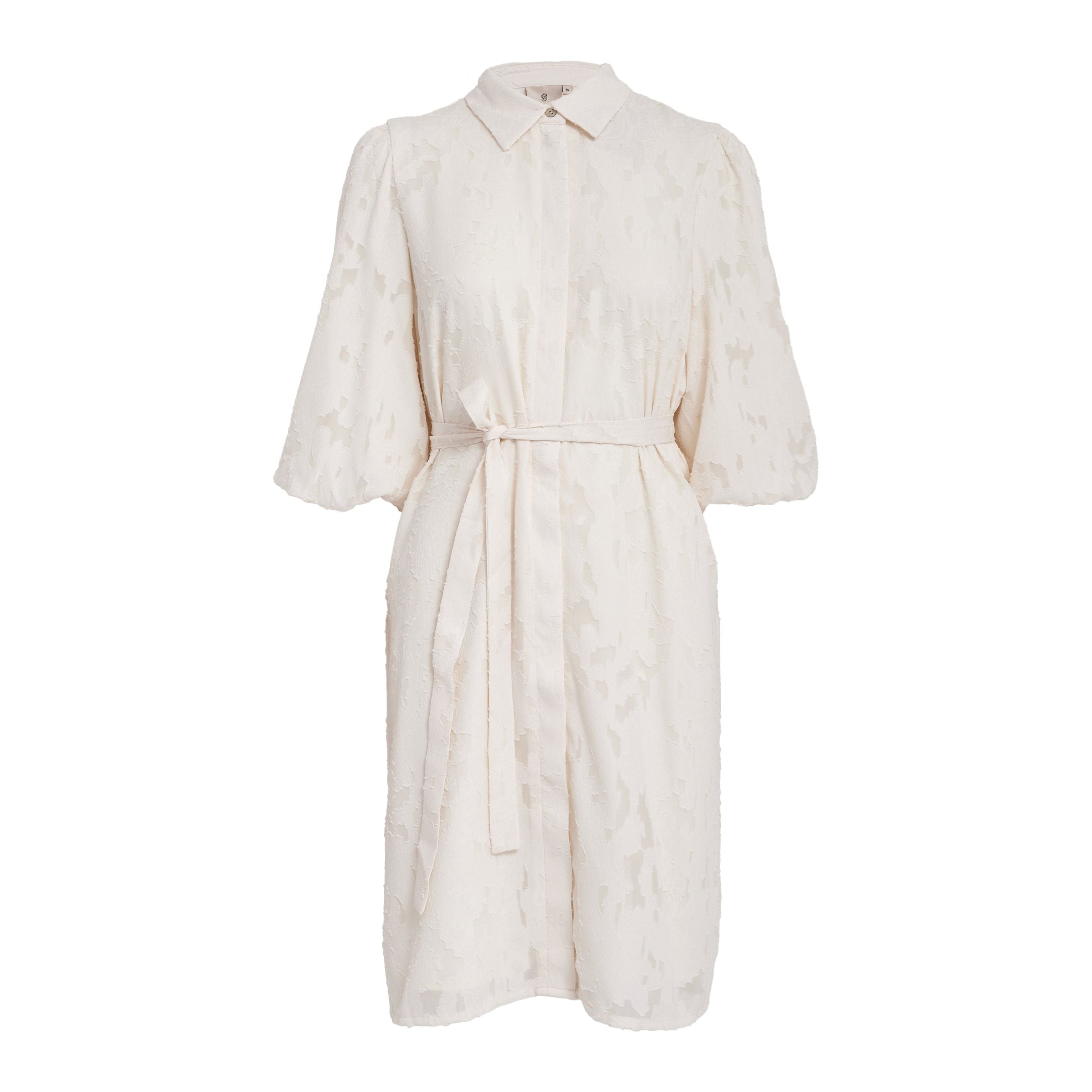 Gyda DressGyda Collared Dress in Whitecap Grey